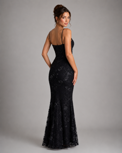 Sequin Mermaid Evening Gown
